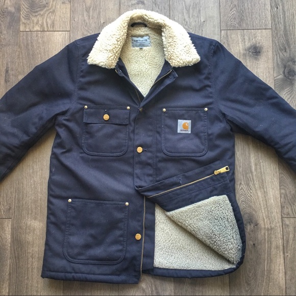 carhartt phoenix coat denim